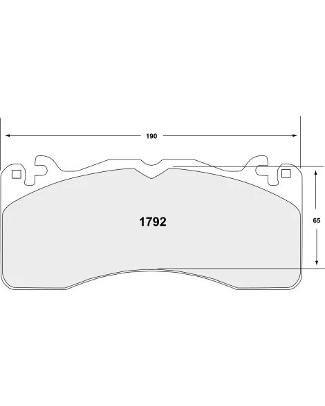 Mercedes AMG GT R / GT S 4-Matic / C63 AMG/S / GL63 AMG / ML63 AMG PFC Z-Rated Front Brake Pads Mercedes AMG GT R / GT S 4-Matic / C63 AMG/S / GL63 AMG / ML63 AMG PFC Z-Rated Front Brake Pads