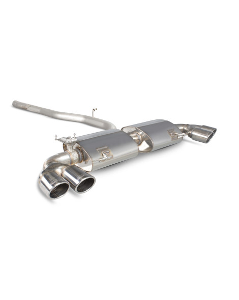 Audi S1 2.0 TFSi Quattro 14-18 Scorpion Exhausts Non-Resonated Cat-Back System With Electronic Valves Audi S1 2.0 TFSi Quattro 14-18 Scorpion Exhausts Non-Resonated Cat-Back System With Electronic Valves