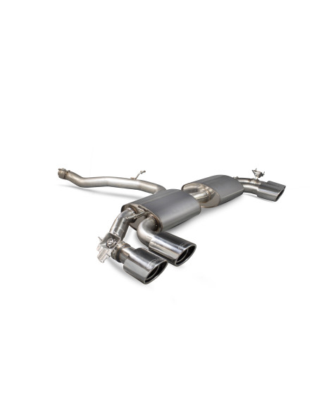Audi TT S Mk3 Non GPF Model Only 14-19 Scorpion Exhausts Non-Resonated Cat-Back System w/ Valves Audi TT S Mk3 Non GPF Model Only 14-19 Scorpion Exhausts Non-Resonated Cat-Back System w/ Valves