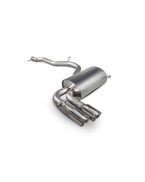Audi S3 8P 06-12 Scorpion Exhausts Non-Resonated Cat-Back System Audi S3 8P 06-12 Scorpion Exhausts Non-Resonated Cat-Back System
