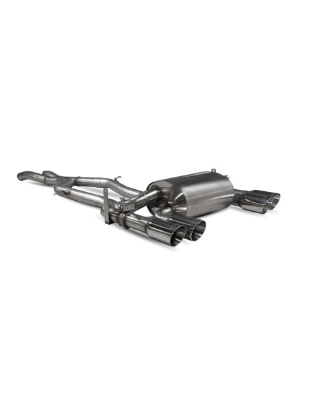 BMW F80 M3 / M4 F82 F83 14-18 Scorpion Exhausts Non-Resonated Cat-Back System w/ Electronic Valves BMW F80 M3 / M4 F82 F83 14-18 Scorpion Exhausts Non-Resonated Cat-Back System w/ Electronic Valves