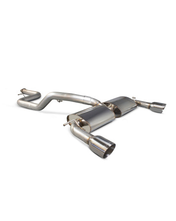 Ford Focus ST MK2 / MK2 RS 06-11 Scorpion Exhausts 76mm/3 Non-Resonated Cat-Back System
