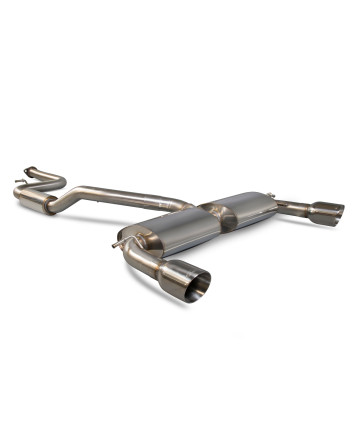 Ford Focus ST MK2 / MK2 RS 06-11 Scorpion Exhausts 63.5mm/2.5 Resonated Cat-Back System 