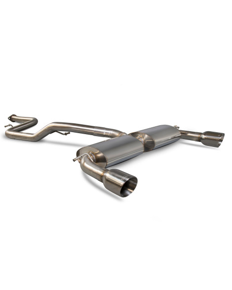 Ford Focus ST MK2 / MK2 RS 06-11 Scorpion Exhausts 63.5mm/2.5 Non-Resonated Cat-Back System