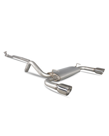 Fiat 500/595 Abarth 1.4 (IHI Turbo) / 595/695 Abarth 1.4 (Garrett Turbo) 08-18 Scorpion Exhausts Non-Resonated Cat-Back System