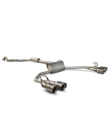 Honda Civic Type R FK8 L/H Drive 17-18 Scorpion Part Resonated Flex-Back System