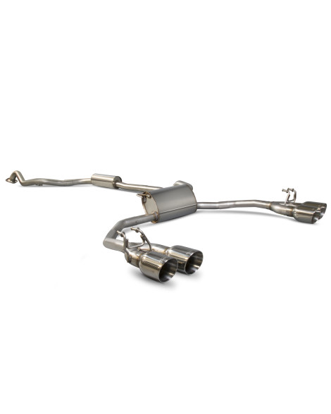 Honda Civic Type R FK8 L/H Drive 17-18 Scorpion Part Resonated Flex-Back System Honda Civic Type R FK8 L/H Drive 17-18 Scorpion Part Resonated Flex-Back System