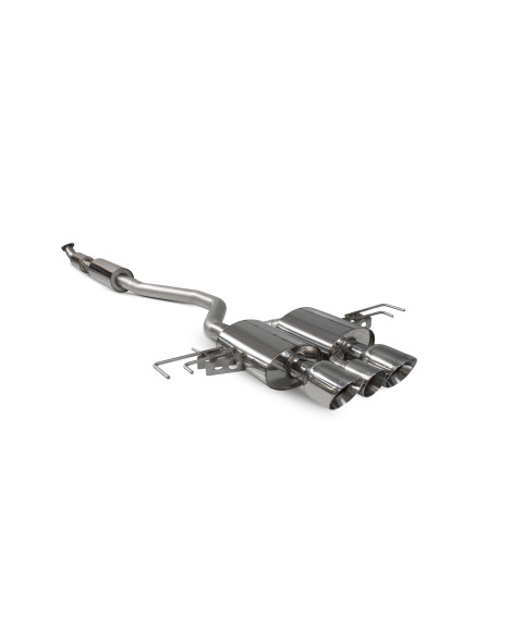 Honda Civic Type R FK8 R/H Drive 17-19 Scorpion Part-Resonated Cat-Back System
