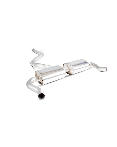 Renault Clio MK4 RS 200 EDC 13-15 Scorpion Non-resonated cat-back system 