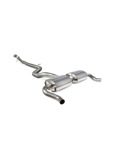 Renault Clio MK4 RS 200 EDC / 220 Trophy 15-18 Scorpion Non-resonated cat-back system 
