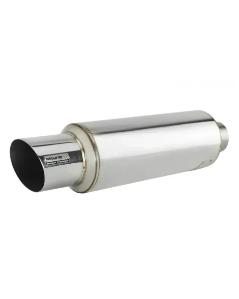 Skunk2 JDM-SPEC Universal Muffler / Backbox - 3.00" Inlet x 4.50" Outlet Skunk2 JDM-SPEC Universal Muffler / Backbox - 3.00" Inlet x 4.50" Outlet