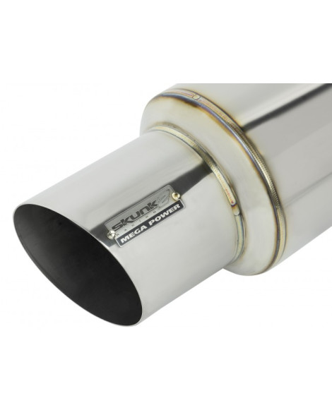 Skunk2 Universal Muffler / Backbox - 2.25" Inlet x 4.00" Outlet Skunk2 Universal Muffler / Backbox - 2.25" Inlet x 4.00" Outlet