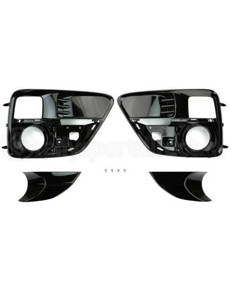 Subaru WRX STI 15-17 Subaru OEM STI JDM Front Fog Light Bezel Kit w/LED Liners Subaru WRX STI 15-17 Subaru OEM STI JDM Front Fog Light Bezel Kit w/LED Liners