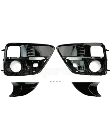 Subaru WRX STI 15-17 Subaru OEM STI JDM Front Fog Light Bezel Kit w/LED Liners Subaru WRX STI 15-17 Subaru OEM STI JDM Front Fog Light Bezel Kit w/LED Liners