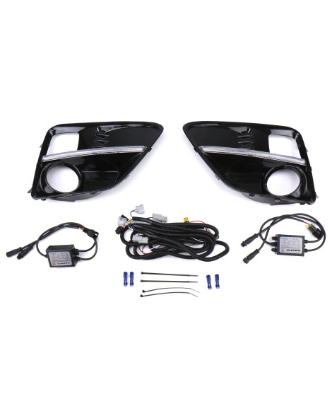 Subaru WRX/STI 15-17 SubiSpeed Sequential/Sweeping JDM WRX S4 Style DRL Fog Light Bezels Subaru WRX/STI 15-17 SubiSpeed Sequential/Sweeping JDM WRX S4 Style DRL Fog Light Bezels