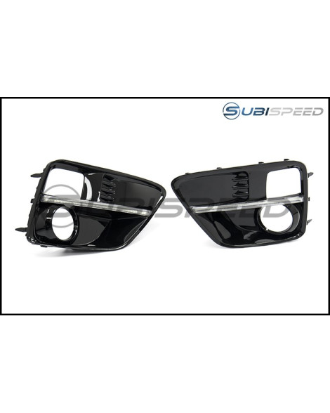 Subaru WRX 15-17 / STI 15-17 SubiSpeed JDM WRX S4 Style DRL Fog Light Bezels Subaru WRX 15-17 / STI 15-17 SubiSpeed JDM WRX S4 Style DRL Fog Light Bezels