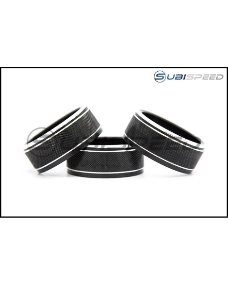 Subaru WRX 15- / STI 15- JDMS Textured Climate Control Knob Covers Subaru WRX 15- / STI 15- JDMS Textured Climate Control Knob Covers