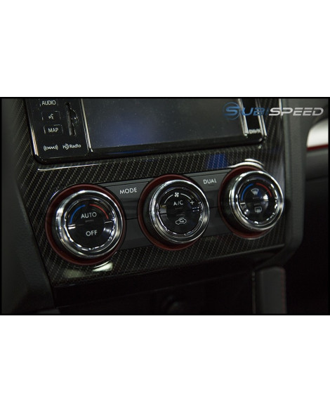 Subaru WRX 15- / STI 15- JDMS Textured Climate Control Knob Covers Subaru WRX 15- / STI 15- JDMS Textured Climate Control Knob Covers