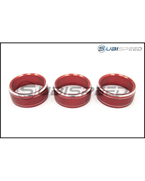 Subaru WRX 15- / STI 15- JDMS Textured Climate Control Knob Covers Subaru WRX 15- / STI 15- JDMS Textured Climate Control Knob Covers