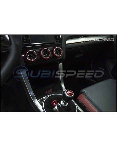 Subaru WRX 15- / STI 15- JDMS Textured Climate Control Knob Covers Subaru WRX 15- / STI 15- JDMS Textured Climate Control Knob Covers