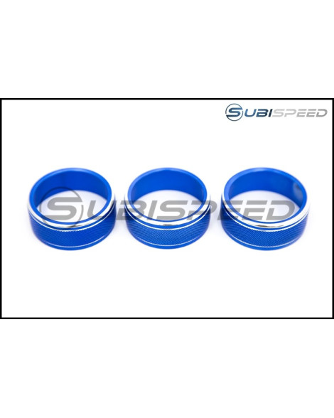 Subaru WRX 15- / STI 15- JDMS Textured Climate Control Knob Covers Subaru WRX 15- / STI 15- JDMS Textured Climate Control Knob Covers