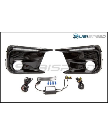 Subaru WRX/STI 18- SubiSpeed JDM Style DRL Fog Light Bezels