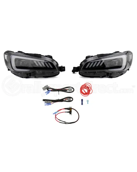 Subaru WRX 15-21 / STI 15-17 SubiSpeed LED Euro Headlights & Sequential Turn Signals w/Hardware Kit Subaru WRX 15-21 / STI 15-17 SubiSpeed LED Euro Headlights & Sequential Turn Signals w/Hardware Kit