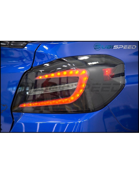Subaru WRX/STI 15- SubiSpeed V2 Sequential Tail Lights Clear Lens / Red Bar Subaru WRX/STI 15- SubiSpeed V2 Sequential Tail Lights Clear Lens / Red Bar