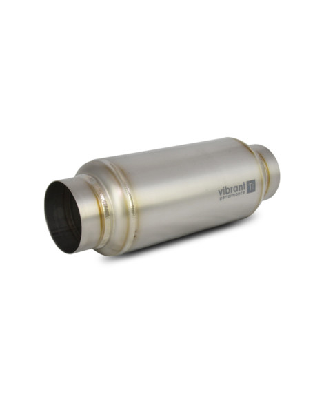 Vibrant Performance 1795 Bottle Style Exhaust Resonator, 3.0" inlet/oulet, 18" Length Vibrant Performance 1795 Bottle Style Exhaust Resonator, 3.0" inlet/oulet, 18" Length