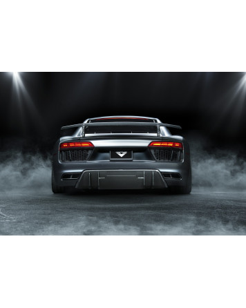 Audi R8 VRS 17- Vorsteiner VRS Aero Carbon Fiber Rear Diffuser