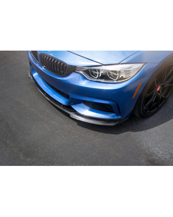 BMW F32 M-SPORT Vorsteiner VRS Aero Carbon Fiber Front Add-On Spoiler
