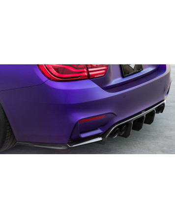 BMW F8X M3/M4 Vorsteiner VRS GTS-V Aero Carbon Fiber Rear Diffuser