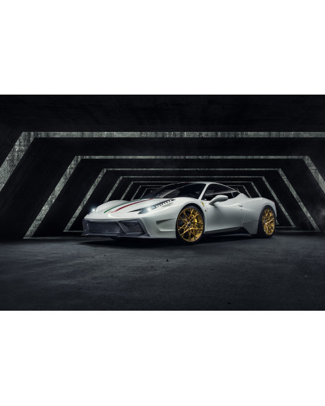 Ferrari 458 Italia Vorsteiner 458-VX Aero Front Bumper w/Carbon Fiber Front Spoiler Ferrari 458 Italia Vorsteiner 458-VX Aero Front Bumper w/Carbon Fiber Front Spoiler