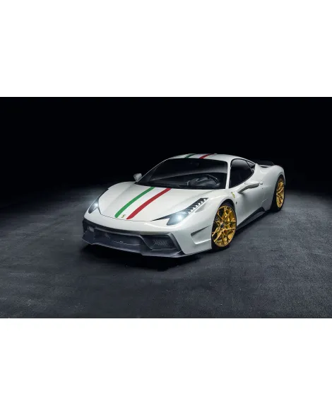 Ferrari 458 Italia Vorsteiner 458-VX Aero Front Bumper w/Carbon Fiber Front Spoiler Ferrari 458 Italia Vorsteiner 458-VX Aero Front Bumper w/Carbon Fiber Front Spoiler