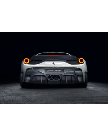 Ferrari 458 Italia Vorsteiner 458-VX Aero Rear Bumper w/Carbon Fiber Rear Diffuser
