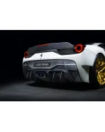 Ferrari 458 Italia Vorsteiner 458-VX Aero Rear Bumper w/Carbon Fiber Rear Diffuser Ferrari 458 Italia Vorsteiner 458-VX Aero Rear Bumper w/Carbon Fiber Rear Diffuser