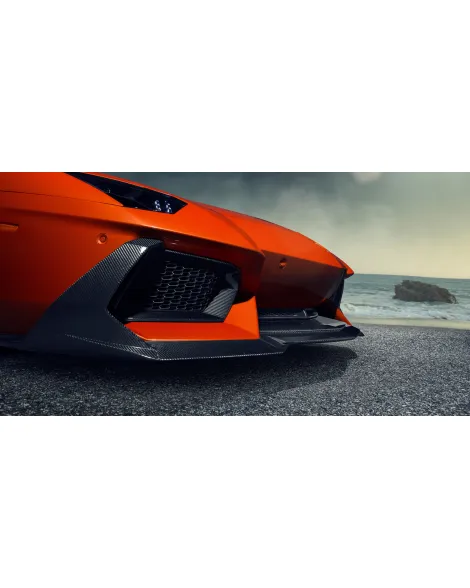 Lamborghini Aventador Vorsteiner Zaragoza Edizione Aero Carbon Fiber Front Spoiler
