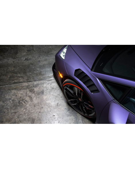 Lamborghini Huracan Vorsteiner Novara Edizione Aero Front Fenders w/Integrated Vents & Splash Shields Carbon Fiber Lamborghini Huracan Vorsteiner Novara Edizione Aero Front Fenders w/Integrated Vents & Splash Shields Carbon Fiber