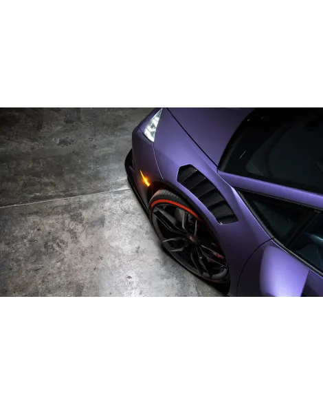 Lamborghini Huracan Vorsteiner Novara Edizione Aero Front Fenders w/Integrated Vents & Splash Shields Carbon Fiber Lamborghini Huracan Vorsteiner Novara Edizione Aero Front Fenders w/Integrated Vents & Splash Shields Carbon Fiber
