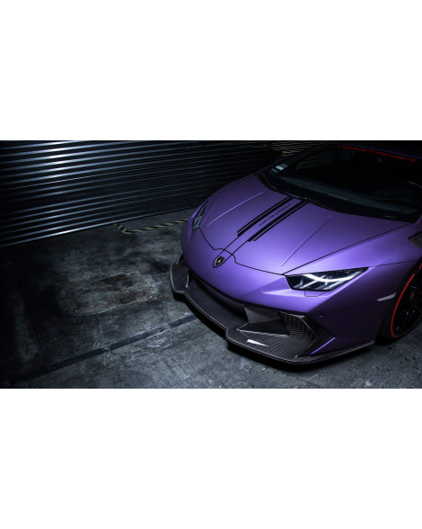 Lamborghini Huracan Vorsteiner Novara Edizione Aero Front Bumper w/Carbon Fiber Front Spoiler Lamborghini Huracan Vorsteiner Novara Edizione Aero Front Bumper w/Carbon Fiber Front Spoiler