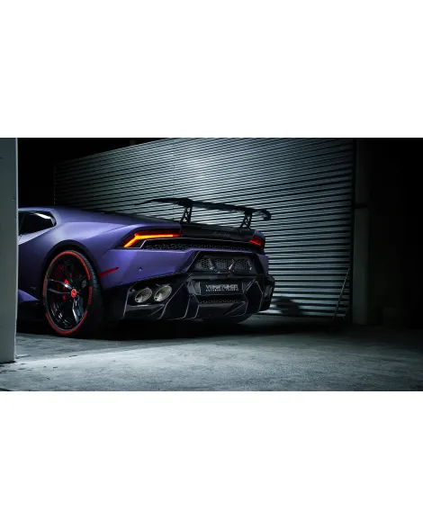 Lamborghini Huracan Vorsteiner Novara Edizione Aero Carbon Fiber Wing Blade w/Aluminum Uprights Lamborghini Huracan Vorsteiner Novara Edizione Aero Carbon Fiber Wing Blade w/Aluminum Uprights