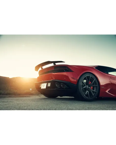 Lamborghini Huracan Vorsteiner Verona Edizione Aero Carbon Fiber Wing Blade w/Aluminum Uprights Lamborghini Huracan Vorsteiner Verona Edizione Aero Carbon Fiber Wing Blade w/Aluminum Uprights