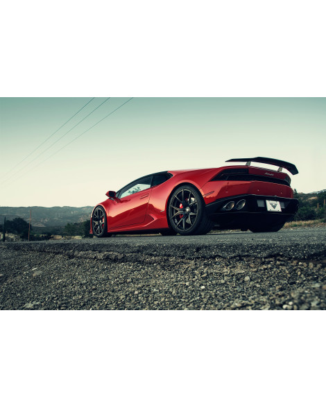 Lamborghini Huracan Vorsteiner Verona Edizione Aero Carbon Fiber Wing Blade w/Aluminum Uprights Lamborghini Huracan Vorsteiner Verona Edizione Aero Carbon Fiber Wing Blade w/Aluminum Uprights