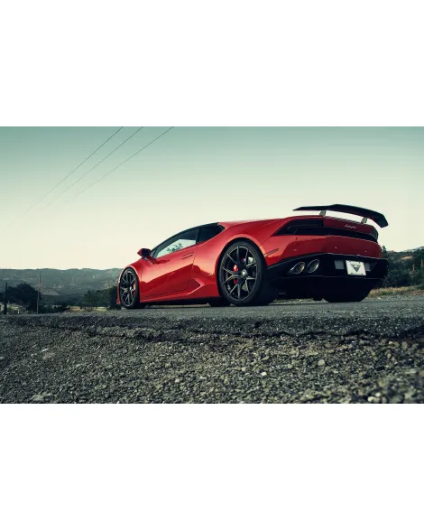 Lamborghini Huracan Vorsteiner Verona Edizione Aero Carbon Fiber Wing Blade w/Aluminum Uprights Lamborghini Huracan Vorsteiner Verona Edizione Aero Carbon Fiber Wing Blade w/Aluminum Uprights