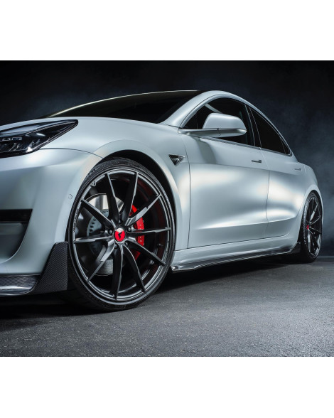 Tesla Model 3 Vorsteiner Volta Aero Carbon Fiber Side Skirts Tesla Model 3 Vorsteiner Volta Aero Carbon Fiber Side Skirts