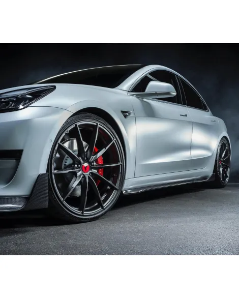 Tesla Model 3 Vorsteiner Volta Aero Carbon Fiber Side Skirts