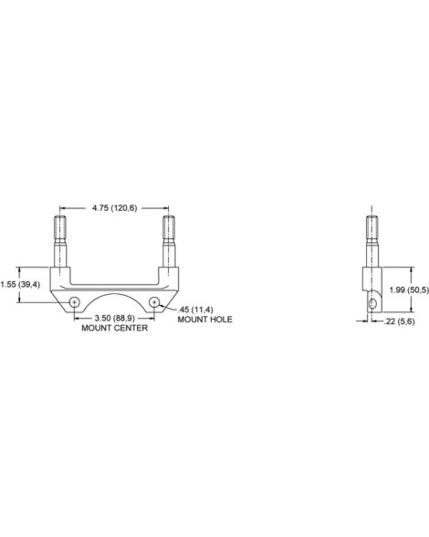 Wilwood Billet Narrow Dynalite Radial Mount Caliper 120-13405-SI