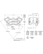 Wilwood GP320 3230A Billet Four Piston Caliper 0.81 120-15753 Wilwood GP320 3230A Billet Four Piston Caliper 0.81 120-15753