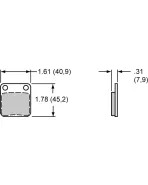 Wilwood GP200 Billet 2 Piston Caliper 0.25 120-16888 Wilwood GP200 Billet 2 Piston Caliper 0.25 120-16888